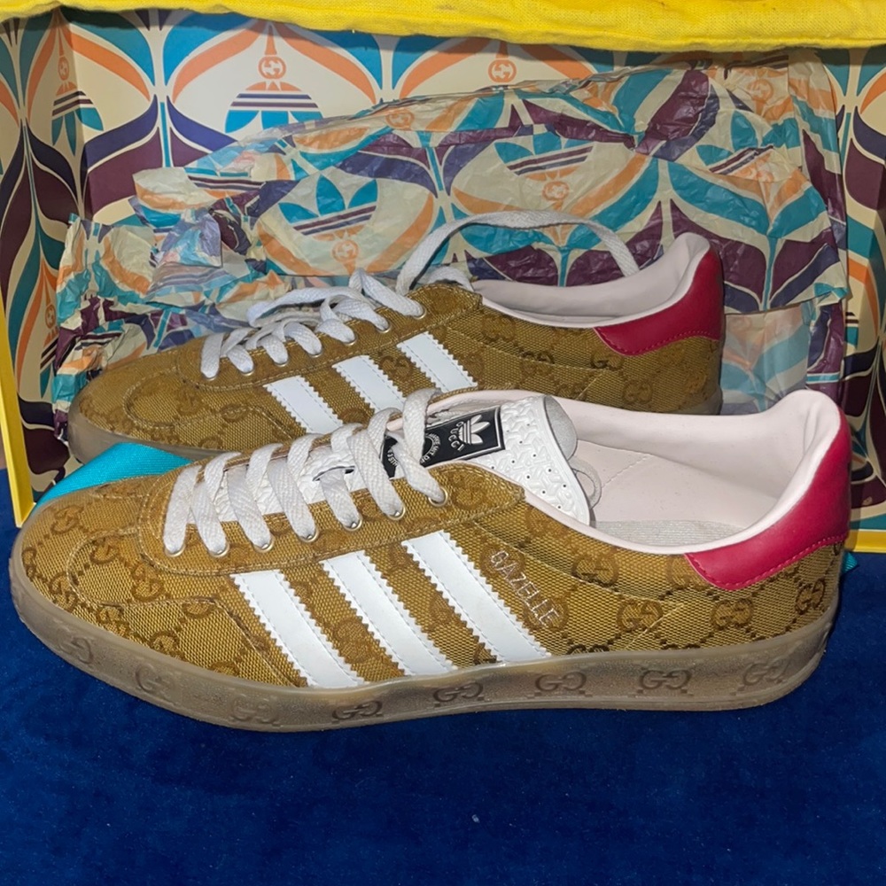 Size US 9 men UK 8 1/2 Adidas Gazelle Gucci